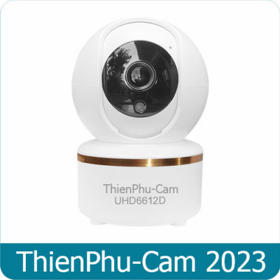 CAMERA WIFI IP THIENPHU-CAM UHD6612D GOLD (ULTRA HD 4MP, XOAY)