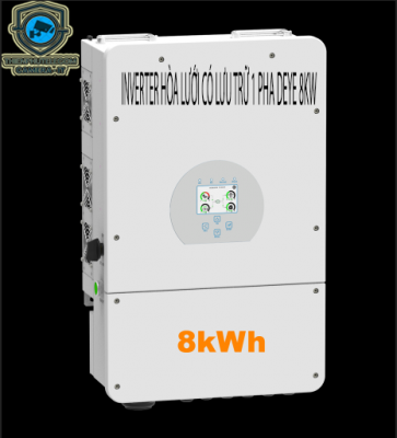 INVERTER HÒA LƯỚI CÓ LƯU TRỮ 1 PHA DEYE 8KW